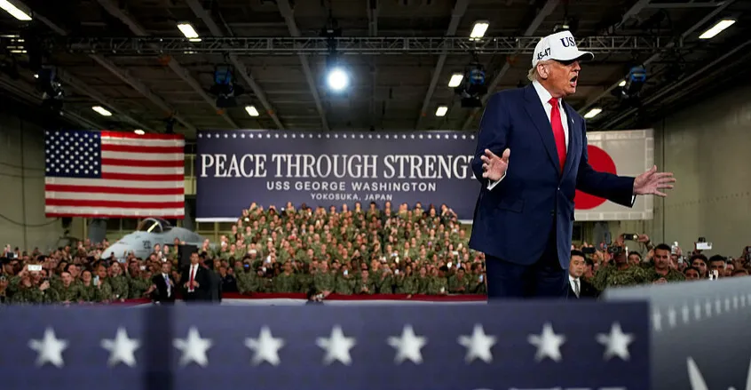 ترمب من اليابان: سنسلم طوكيو مقاتلات "إف-35" هذا الأسبوع