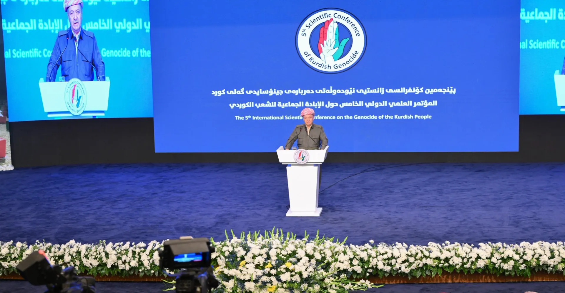 بارزاني: حملات الابادة الجماعية للكورد بدأت بالفيليين وآخرها كانت ضد الإيزيديين