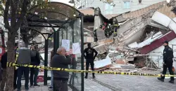 انهيار مبنى سكني من سبعة طوابق في تركيا