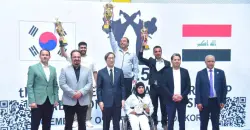 أمانة بغداد يتوج بلقب بطولة سفير كوريا الجنوبية للتايكواندو