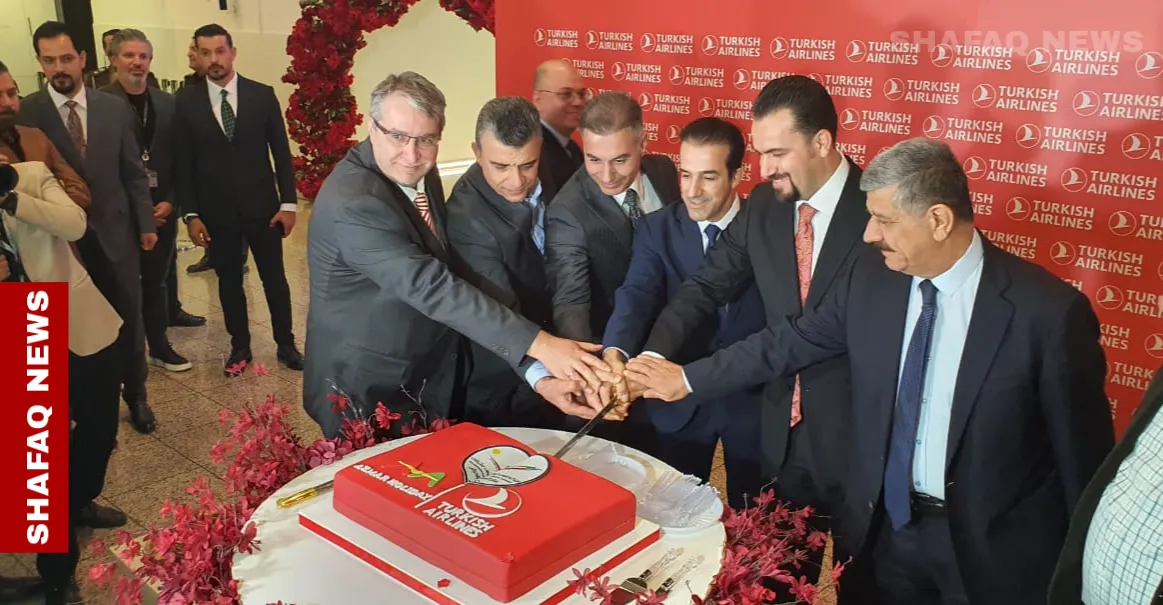 مطار السليمانية يستقبل أول رحلة جوية تركية بعد رفع الحظر (صور وفيديو)