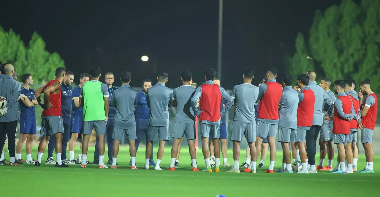 المنتخب العراقي يغادر إلى الإمارات الأحد المقبل استعداداً لمواجهة الذهاب