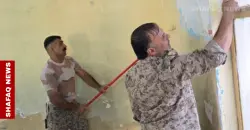 Soldiers on dual mission: Secure and restore polling center