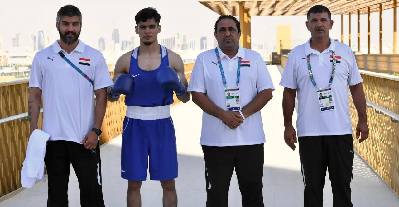 الملاكم العراقي علي قاسم يلاقي نظيره الأوزبكي بنصف نهائي "التضامن الاسلامي"