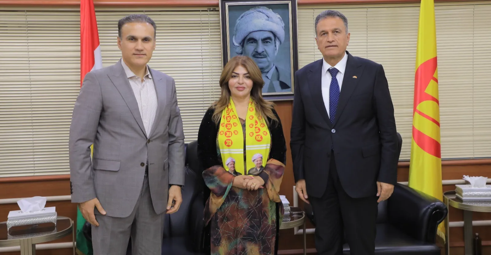 بسبب ريان الكلداني.. رئيسة كتلة الاتحاد الوطني في دهوك تنضم للديمقراطي الكوردستاني