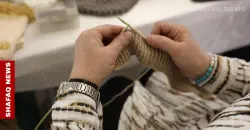 Iraqi women revive traditional knitting craft as winter returns