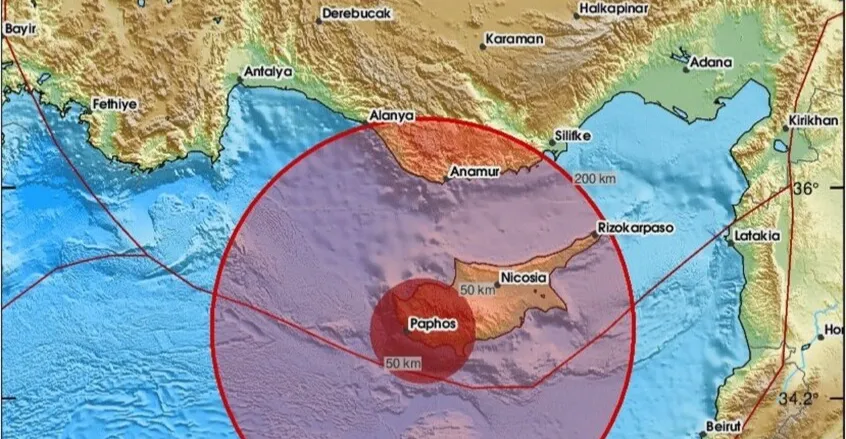 هزة قوية تضرب قبرص وتصل الساحل اللبناني