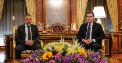 President Barzani examines Iraqi elections with UK, Korean Envoys