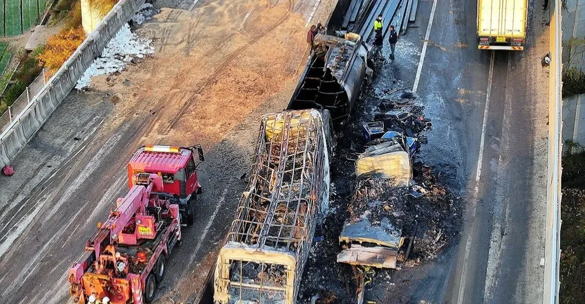 ضحايا بتصادم متسلسل بين 13 مركبة في كوريا الجنوبية