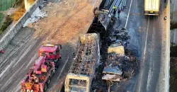 ضحايا بتصادم متسلسل بين 13 مركبة في كوريا الجنوبية