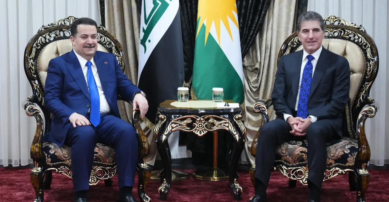 ‏نێچیروان  بارزانی و سودانی دووپاتکەن لەبان پشتبەسان وە گفتوگۆ  ئەرا وەردەوامبوین سیستەم دیموکراسی لە عراق