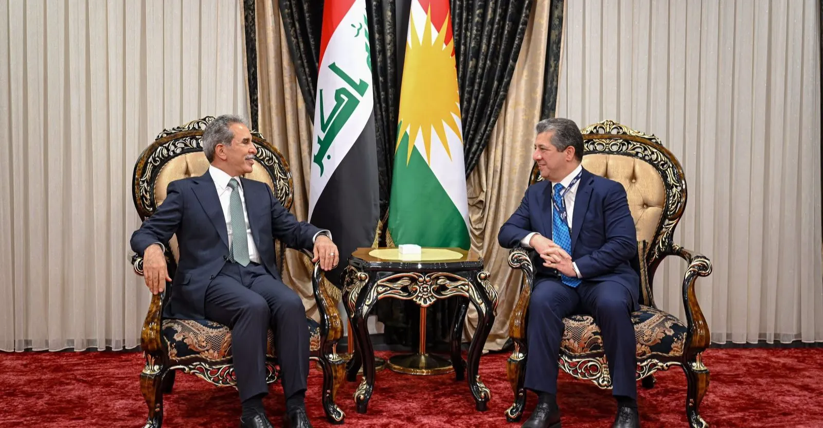 مسرور بارزاني يبحث مع زيدان والحكيم تشكيل الحكومة الاتحادية الجديدة