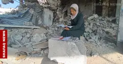 Widowed in war, Gaza writer carries her story to the world
