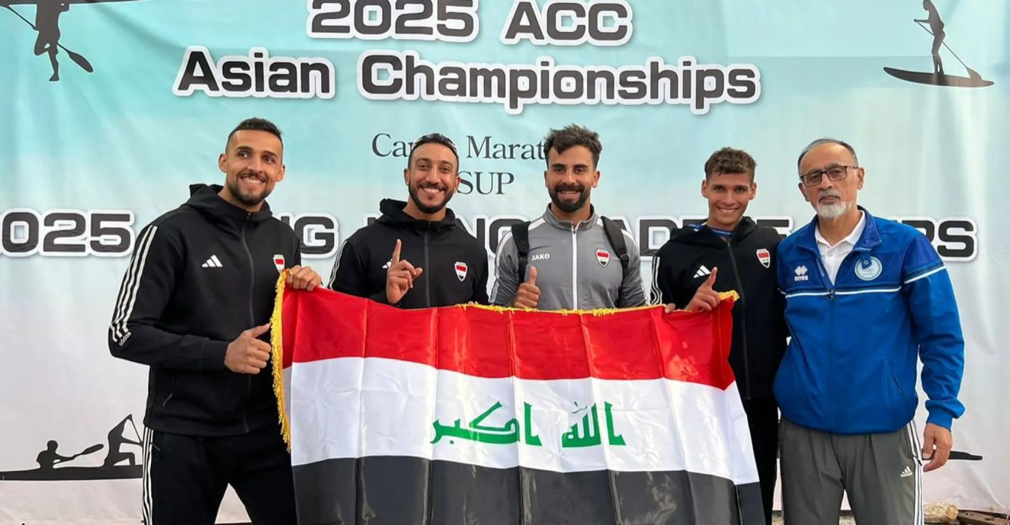 3 ذهبيات للعراق بماراثون آسيا للكانوي في هونغ كونغ