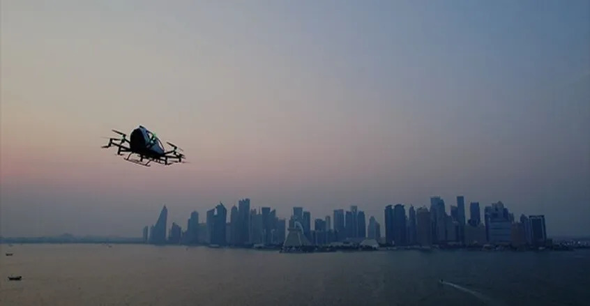 اختبار أول طائرة ركاب مسيّرة برحلة في الشرق الأوسط