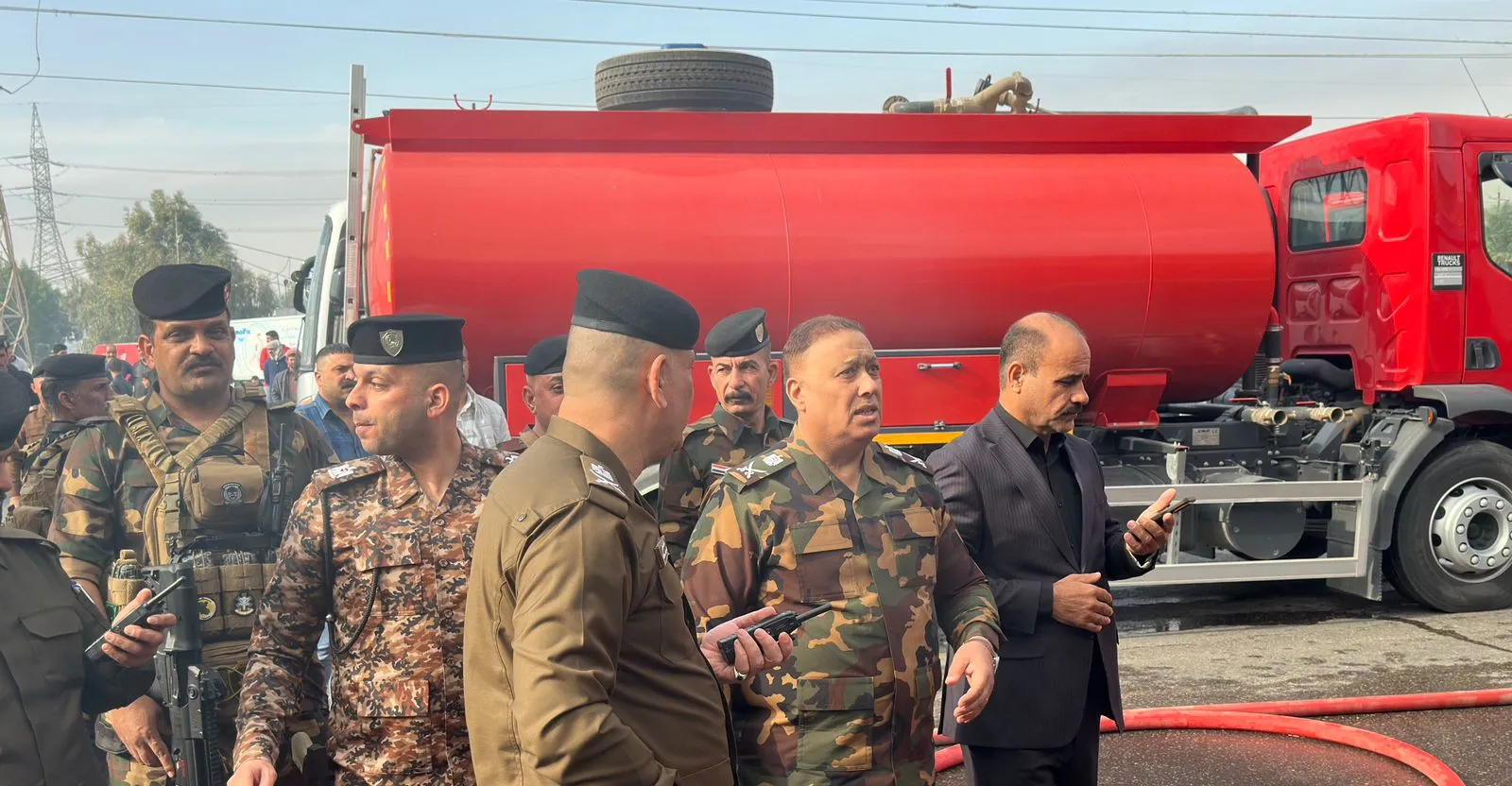 هیزگردن ‏دوو ئاگر لەناو ئەممارەیل مۆبلیات لە نەجەف و دوکانەیلیگ لە بابل