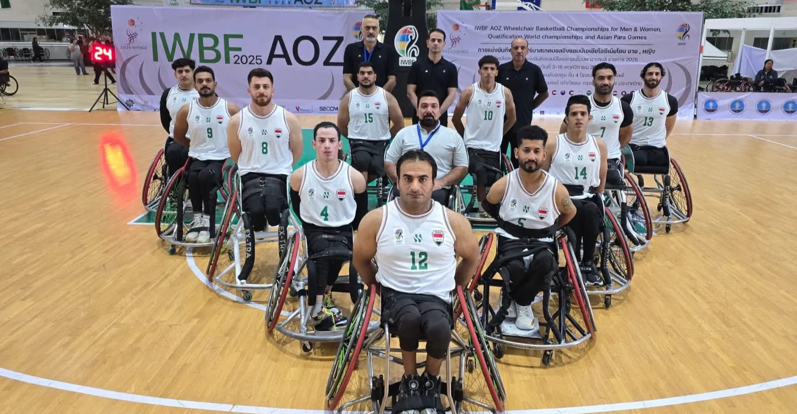ابطال العراق على الكراسي المتحركة يصنعون التاريخ ويقودون كرة السلة الآسيوية