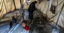 Heavy rains batter Gaza camps