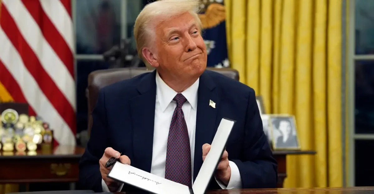 Trump voids former US president autopen orders