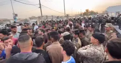 بابل.. اعتقال 35 شخصاً خلال تظاهرة تطالب بجسر مشاة (فيديو)