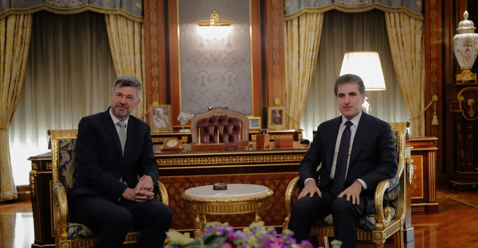 President Barzani, Czech Envoy review Khor Mor attack