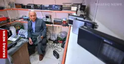 أربيل.. معلم متقاعد يحوّل عشق الراديو إلى إرث حي يجذب الهواة (صور)