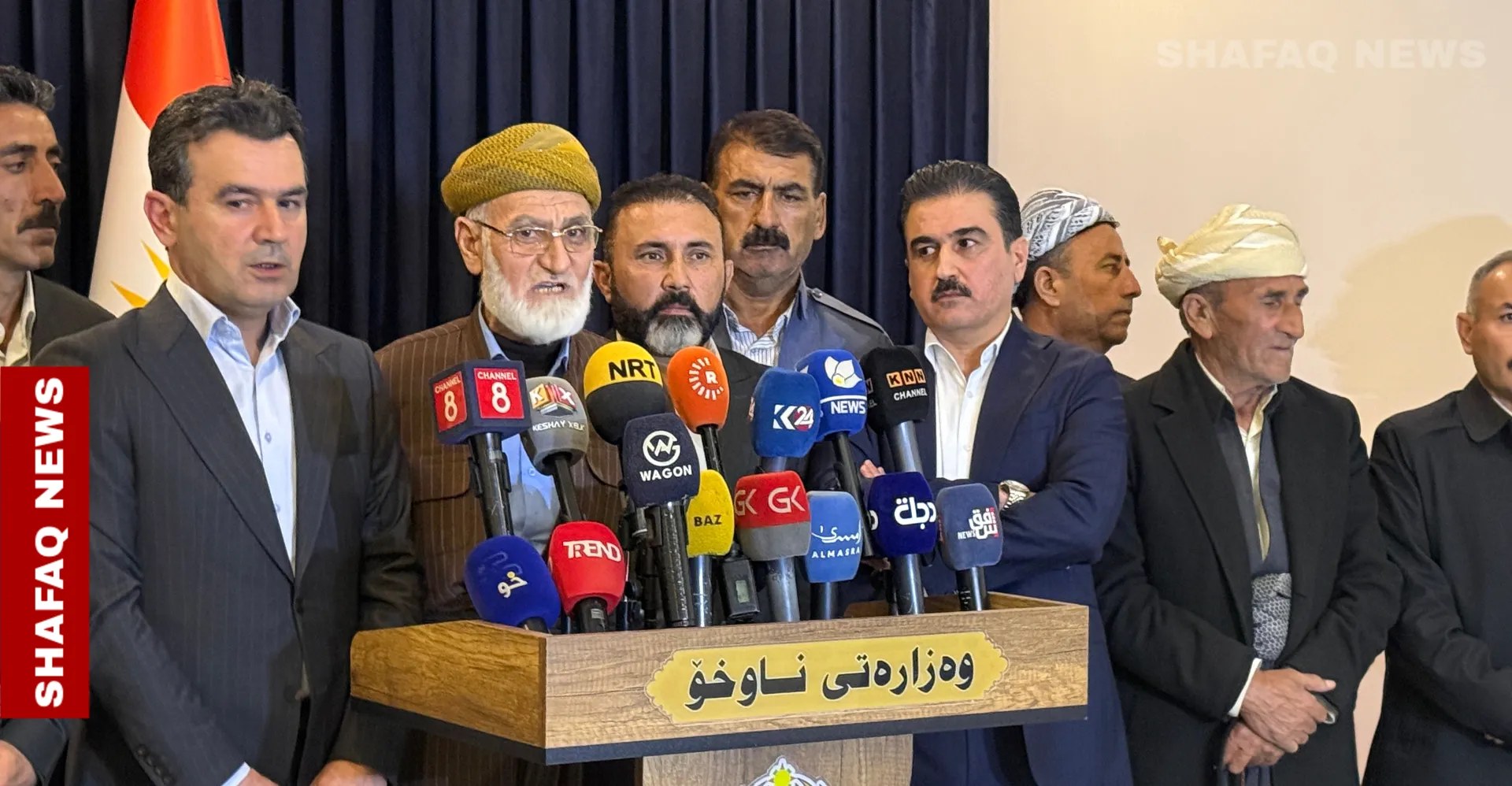 عشيرة هركي تعلن فض الخلافات في قرية لاجان بأربيل