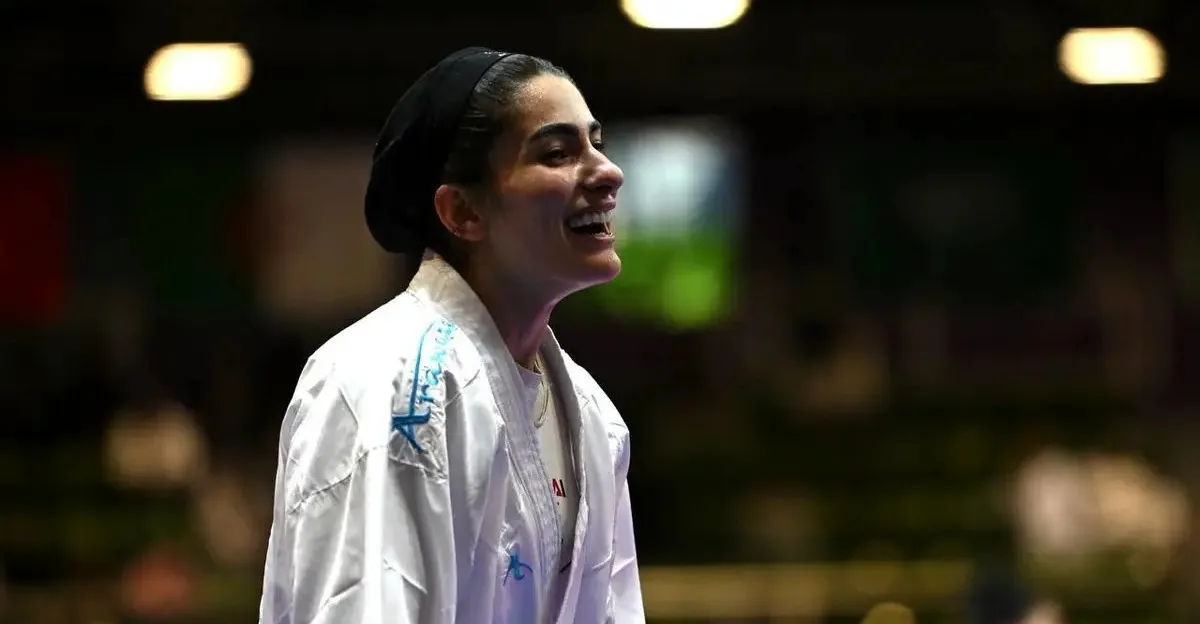 Iran’s first women’s Karate world gold goes to Kermanshah Kurdish athlete