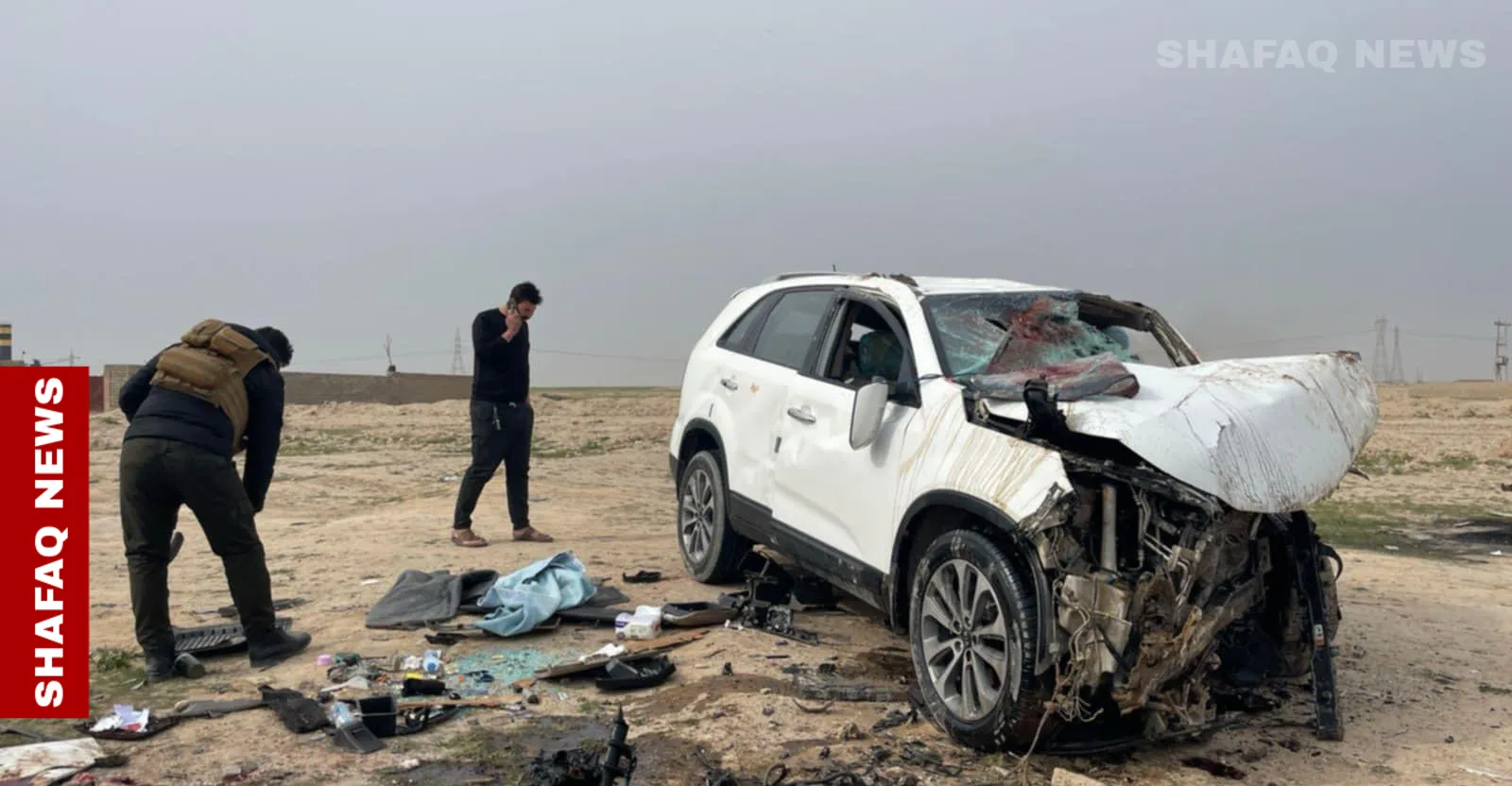 ‏پەنج قوربانی ئەفسەریگ هاناویان وە رویداو هاتوچو لە نەینەوا و بابل