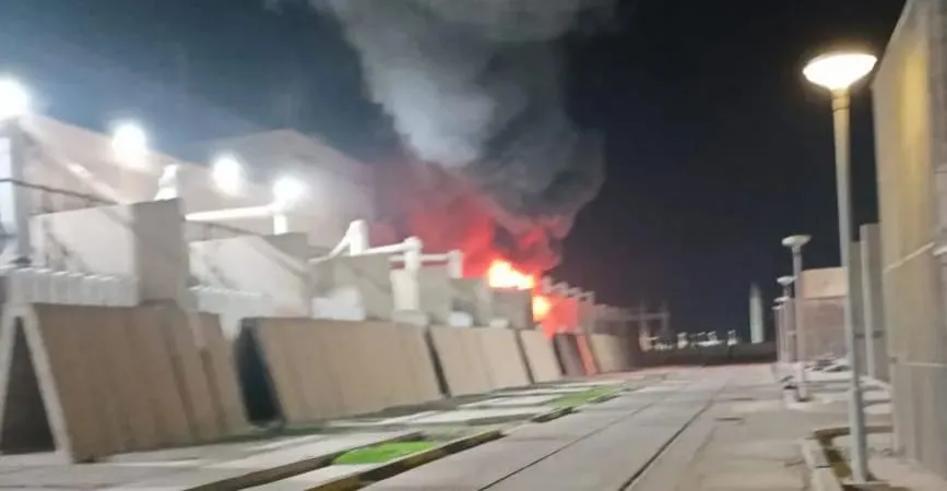 ‏دیالە 400 مێگاوات کارەبا لەدەسدەێد وە مدوو هیزگردن ئاگر لە ترانسفۆرمه‌ر