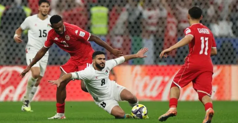 كأس العرب.. تعادل مثير بين فلسطين وتونس