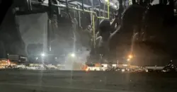 اندلاع حريق بطائرة ركاب "إيرباص" في مطار ساوباولو (فيديو)