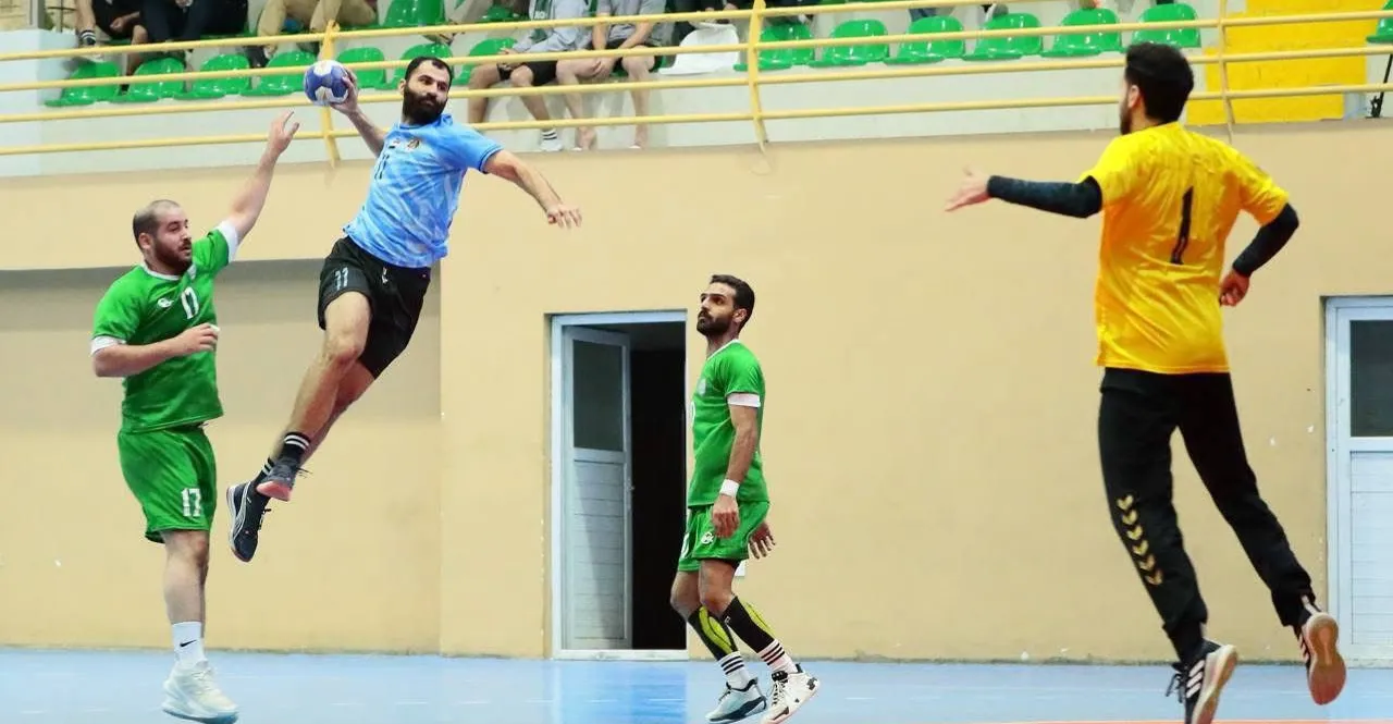 فوز الجيش والسليمانية والحشد بدوري النخبة لكرة اليد