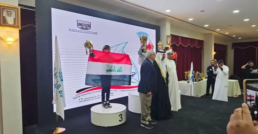 العراق يحرز الميدالية البرونزية في البطولة العربية للشراع