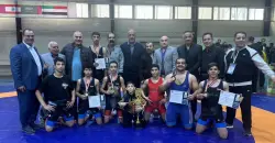 نادي الثورة الكركوكي يتوج بطلا لأندية غرب آسيا للناشئين بالمصارعة الرومانية