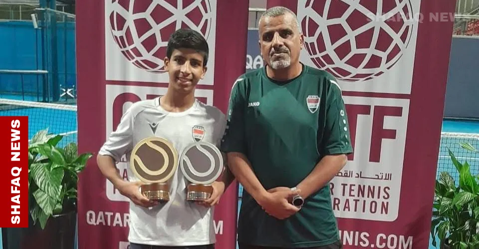 حسن علي يمنح العراق ذهبية الزوجي وفضية الفردي في بطولة آسيا للتنس