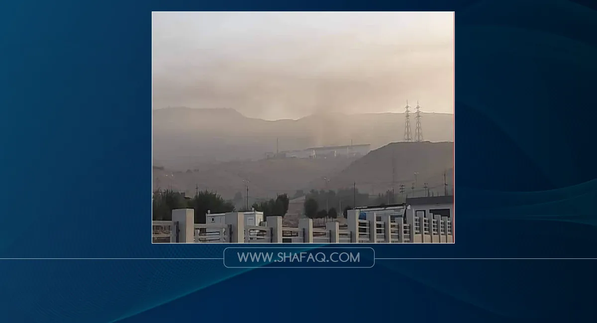 اثر انفجار وقع داخله .. اندلاع حريق بمصنع للحديد والصلب في اربيل