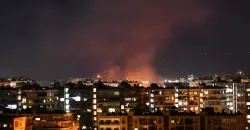 Unknown explosions hit near Damascus military airport