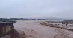 سيول طوزخورماتو تخرج الجسر الرئيس عن الخدمة كاملة وتشل الحركة نحو كركوك