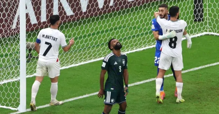 السعودية تقصي فلسطين وتبلغ نصف نهائي كأس العرب