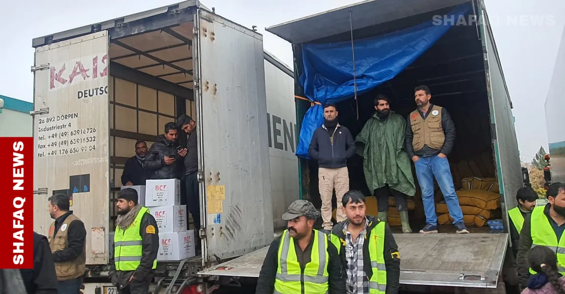 مؤسسة بارزاني الخيرية تطلق حملة لإغاثة المتضررين في جمجمال (صور)