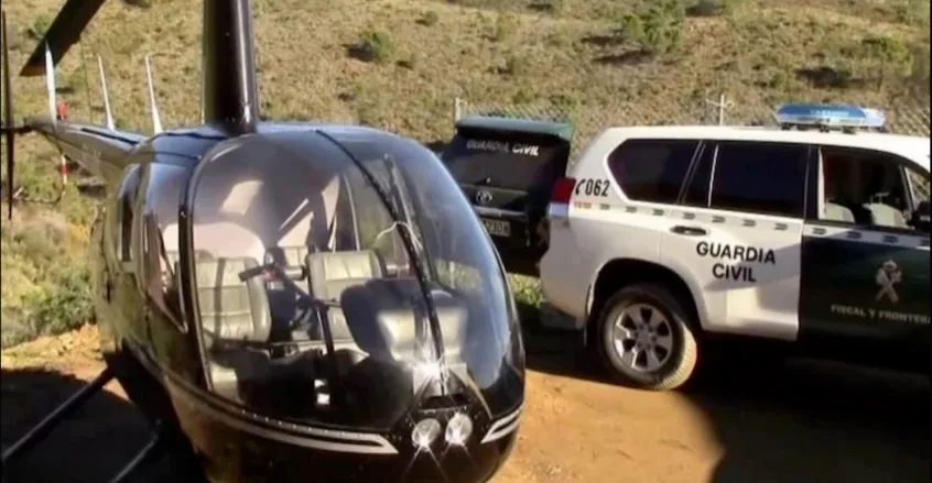 إسبانيا تفكك شبكة لتهريب المخدرات من المغرب عبر مروحيات