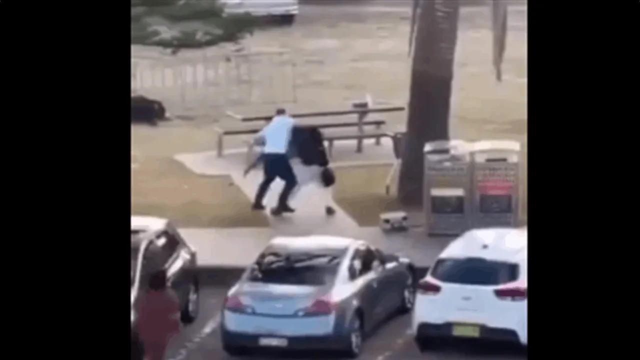 ریواریگ ئوسترالی تفەنگ لە دەس تیرۆریستیگ بەێد و ئەویش دەسکەێدە لاڵکیان