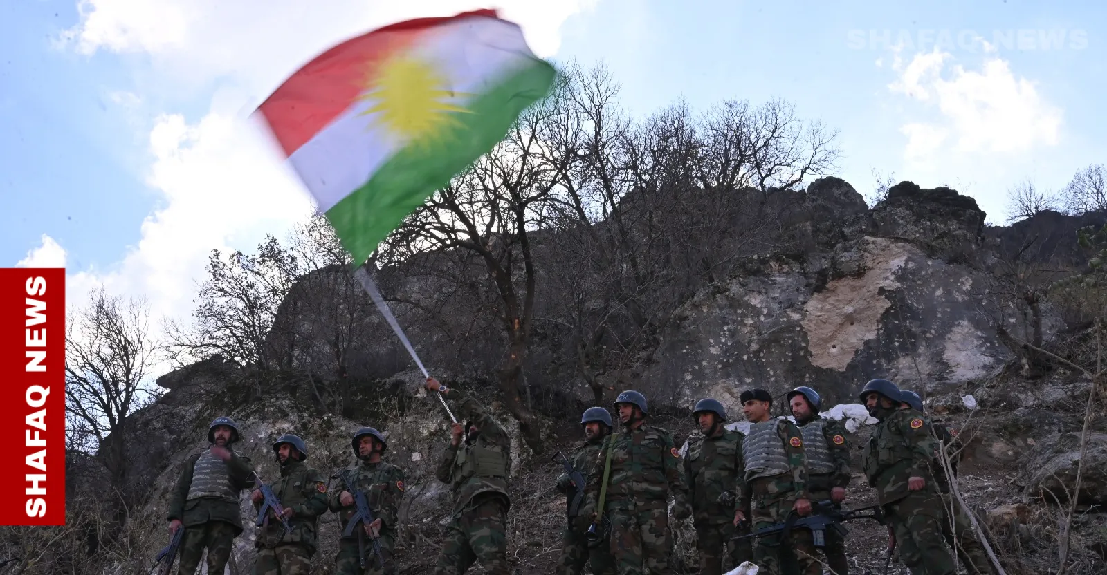 بإشراف التحالف الدولي.. البيشمركة تجري مناورة "الأسد" في سفح جبل بيرس (صور)