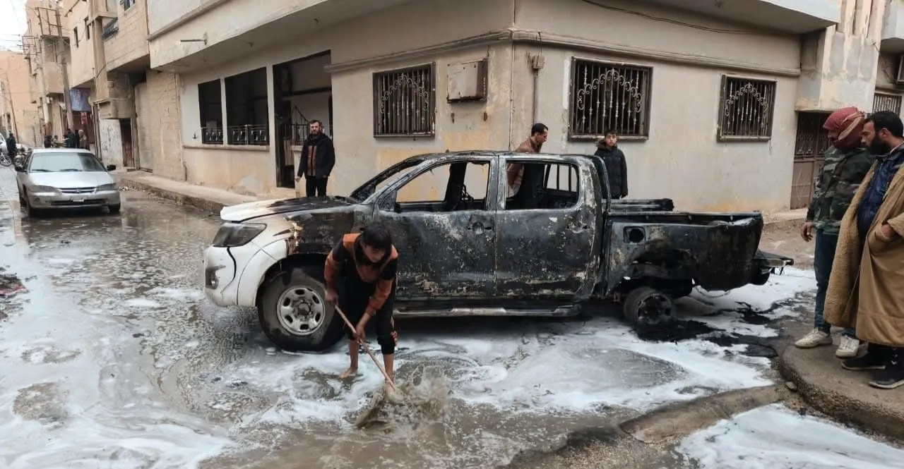 IED blast targets Defense Ministry vehicle in eastern Syria