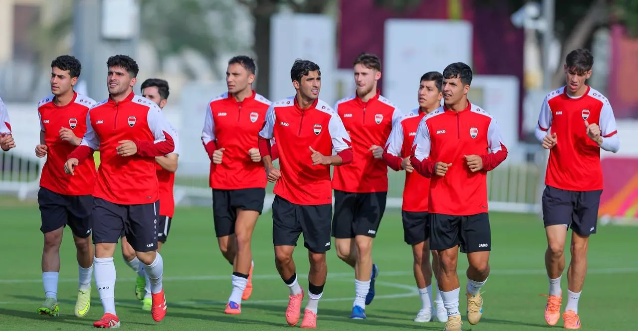 تشكيلة الأولمبي العراقي لمواجهة السعودية في نهائي خليجي الدوحة