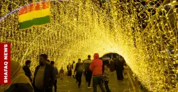 أربيل تتزين لاستقبال أعياد الميلاد والسنة الجديدة 2026 (صور)