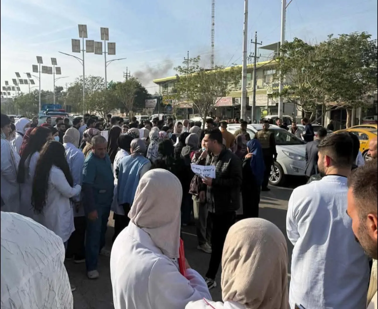 کادرەیل خەسەخانەی خانەقین داد لە دەس پەلامار چەکدارەیل کەن