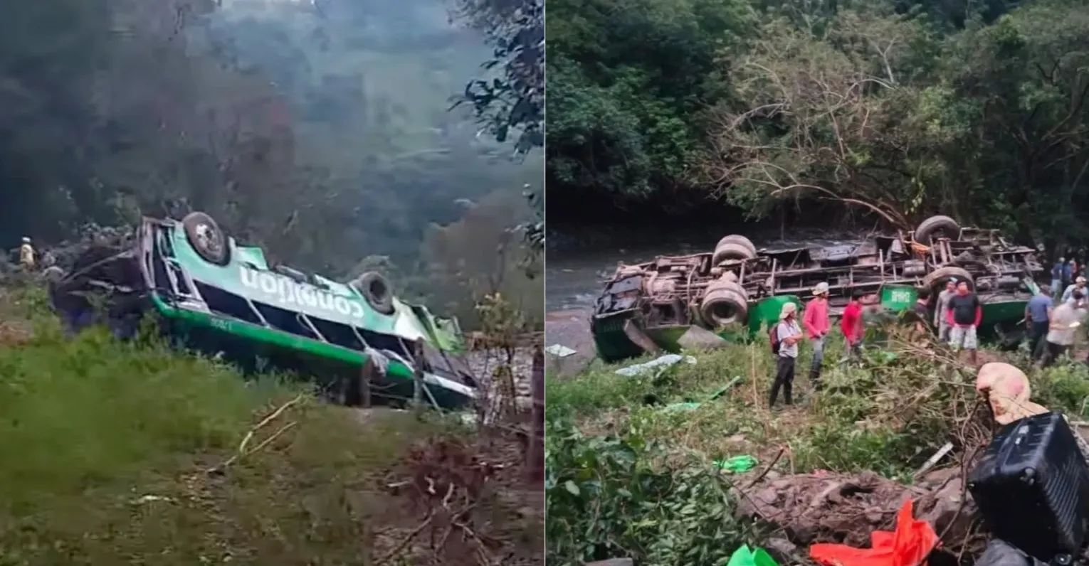 المكسيك.. مصرع وإصابة 27 شخصاً بسقوط حافلة في وادٍ