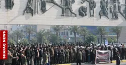 الحشد يحيي ذكرى ضربة 2019.. تشييع رمزي لقتلى القائم في بغداد (صور وفيديوهات)